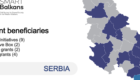Serbia grantees map
