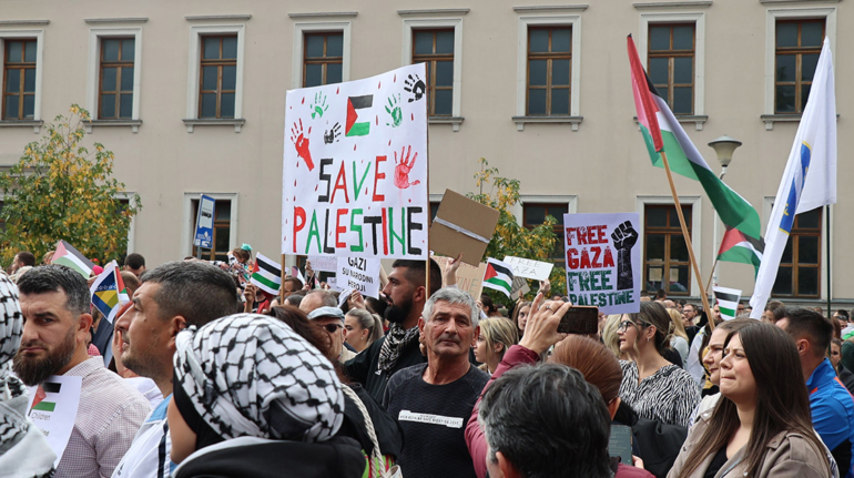 Unatoč zabranama, u Mostaru skup potpore palestinskom narodu